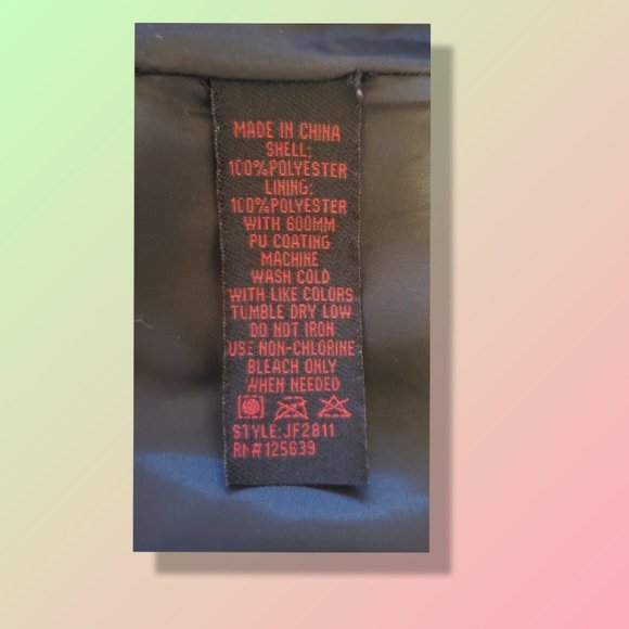 Yoki Black faux Peacoat, size L - Picture 7 of 7